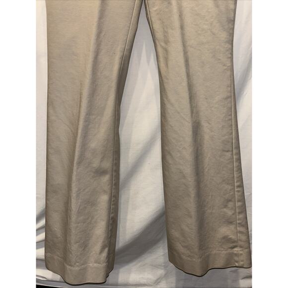 Banana Republic Ryan Fit Pants Womens 10 Tan Career Boot Cut Pockets career wear - Picture 3 of 13